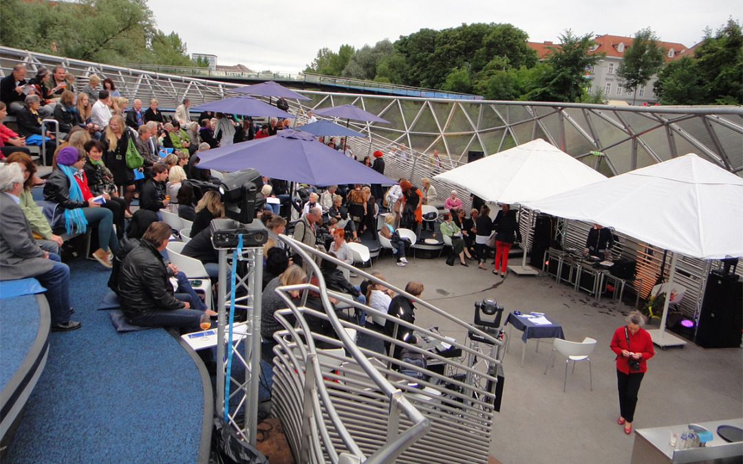 Ausstattung Murinselfest, Graz, Juni 2011