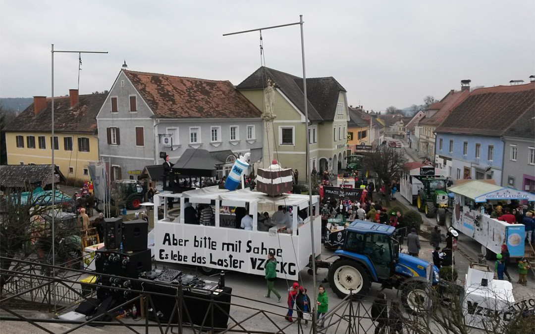 Faschingsparty – Hauptplatz St. Ruprecht/Raab, Feb. 2015