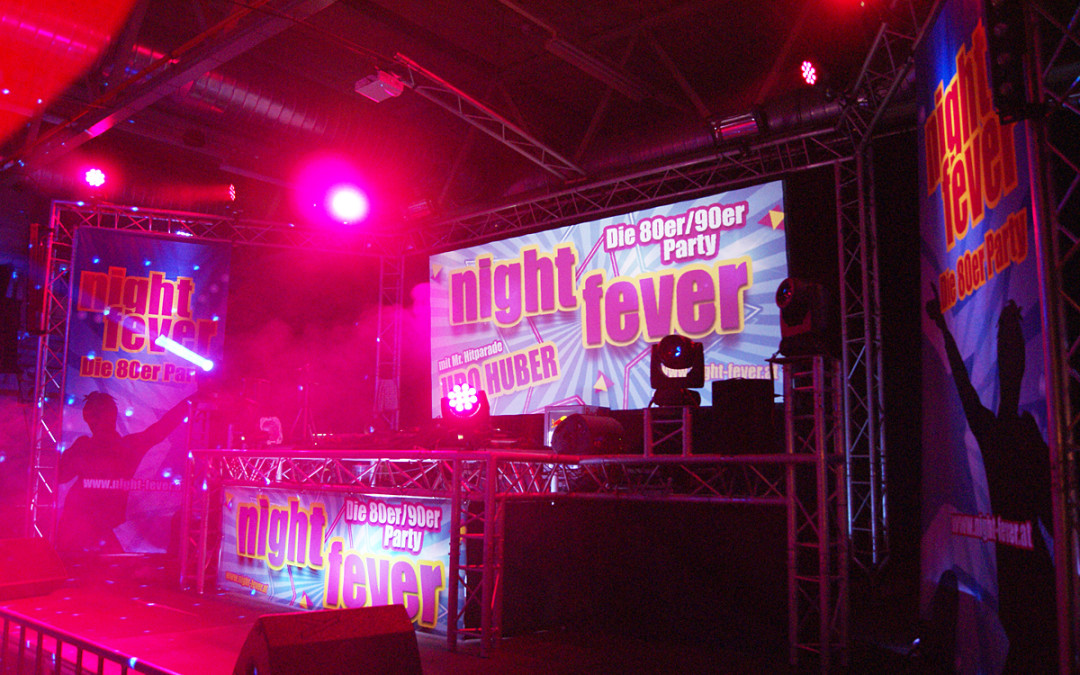 NIGHT-FEVER 80er90er Party mit UDO HUBER, Mai 2016